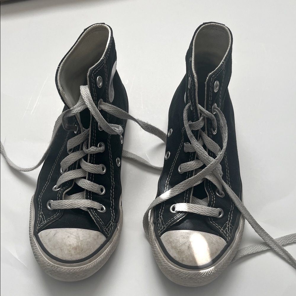 Converse Black and White Kids High-Top Sneakers